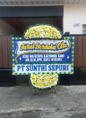 Papan Bunga Duka di Kelekar