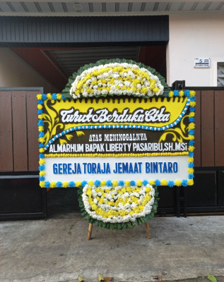 Papan Bunga Duka di Kelekar